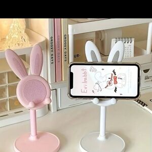 New White Bunny Ear Desk Phone/iPad  Stand Stand